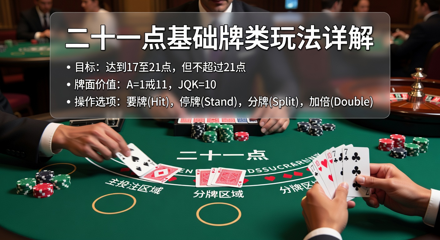 二十一点基础牌类完整玩法指南