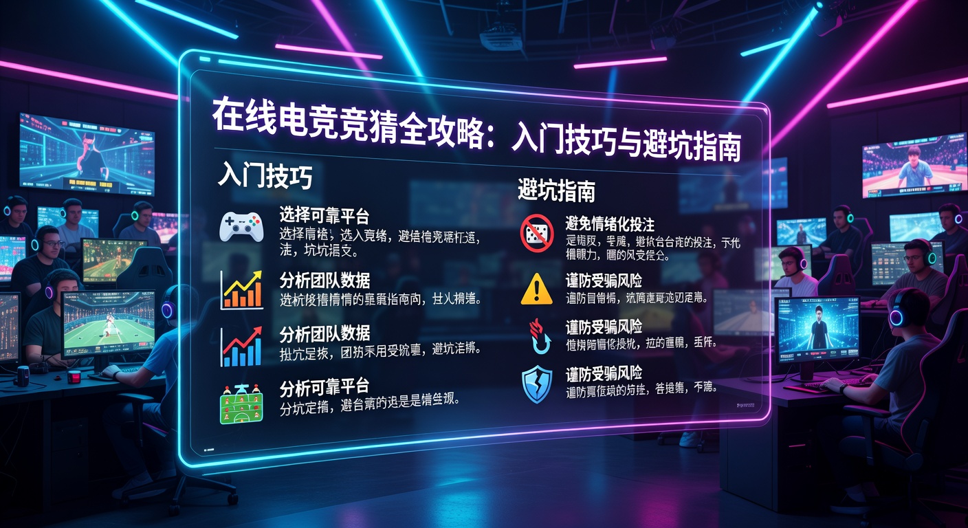 在线电竞竞猜指南：赛事分析技巧与避坑注意事项