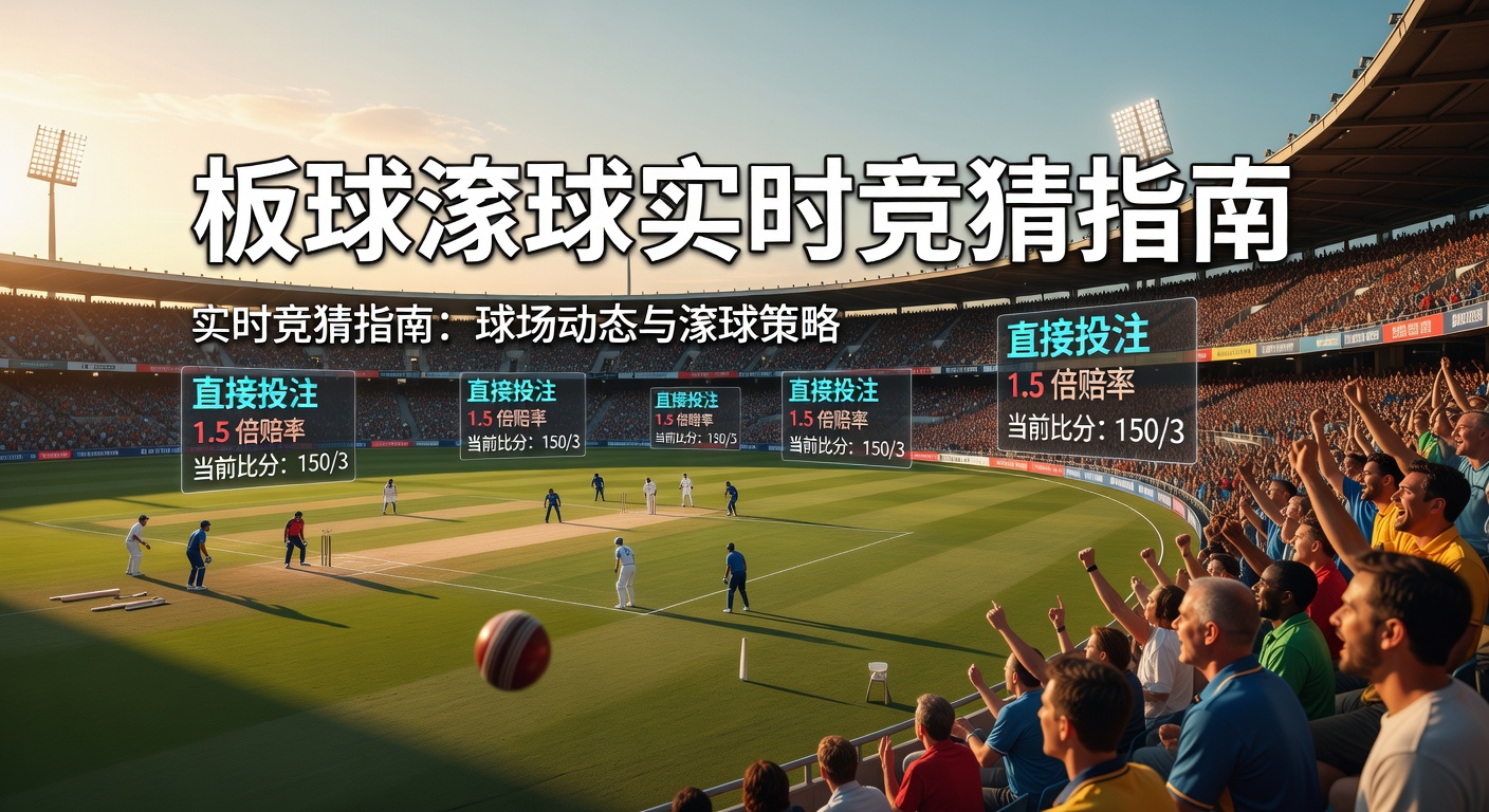 板球滚球 Live Cricket Betting 实时竞猜指南